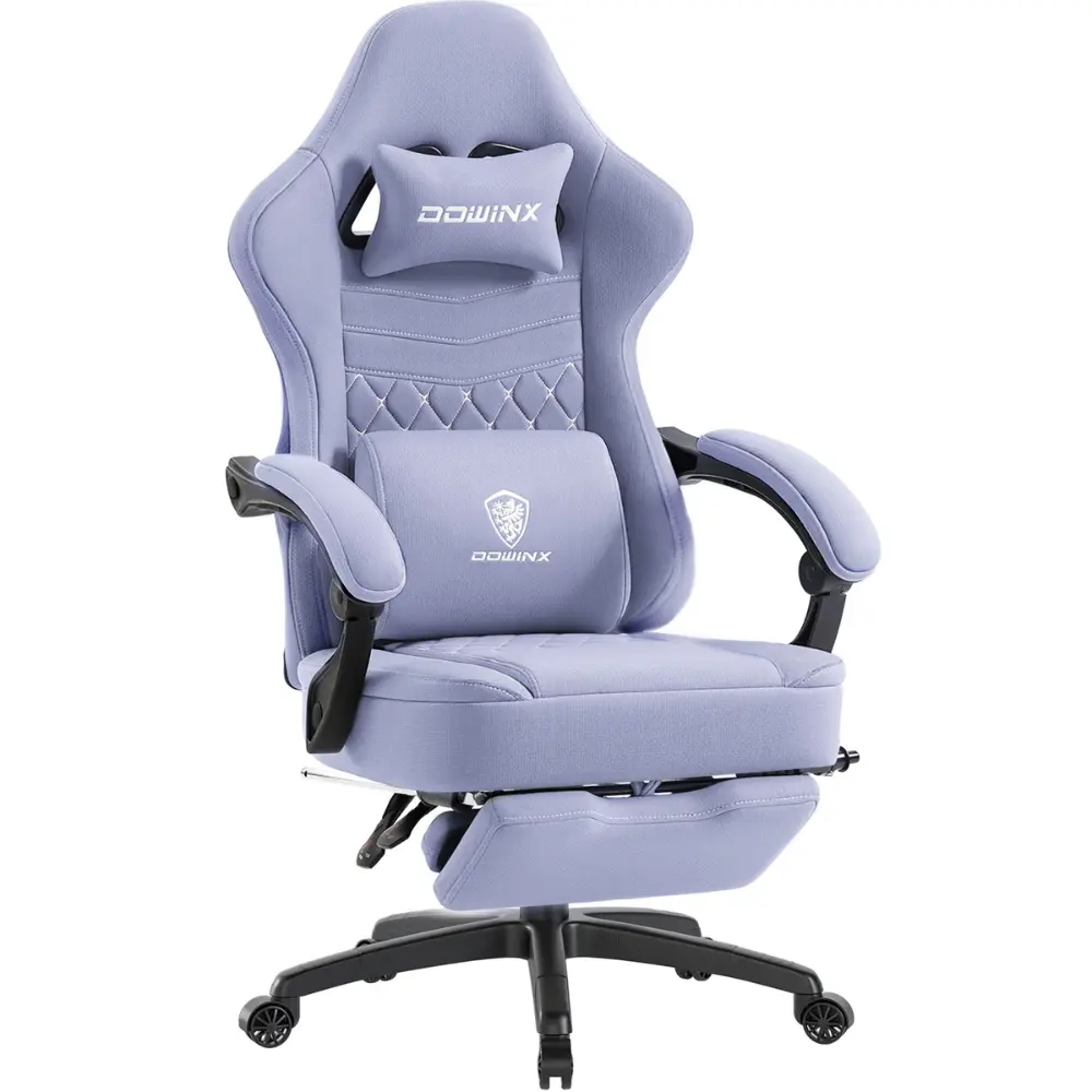 Dowinx Extended Footrest Gaming Chair - 6657E Purple