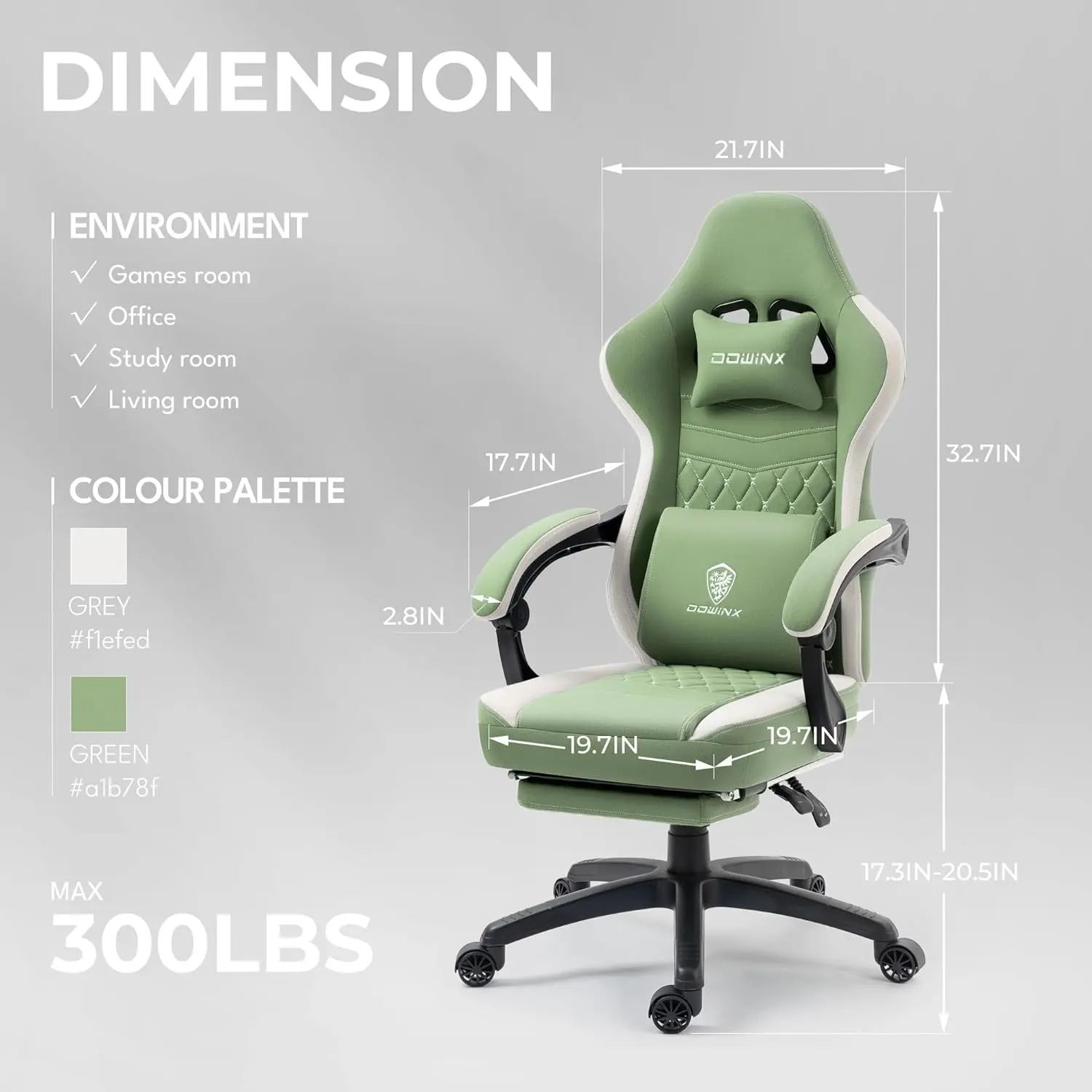 Dowinx Simple Series 6657D-Green - Image 6