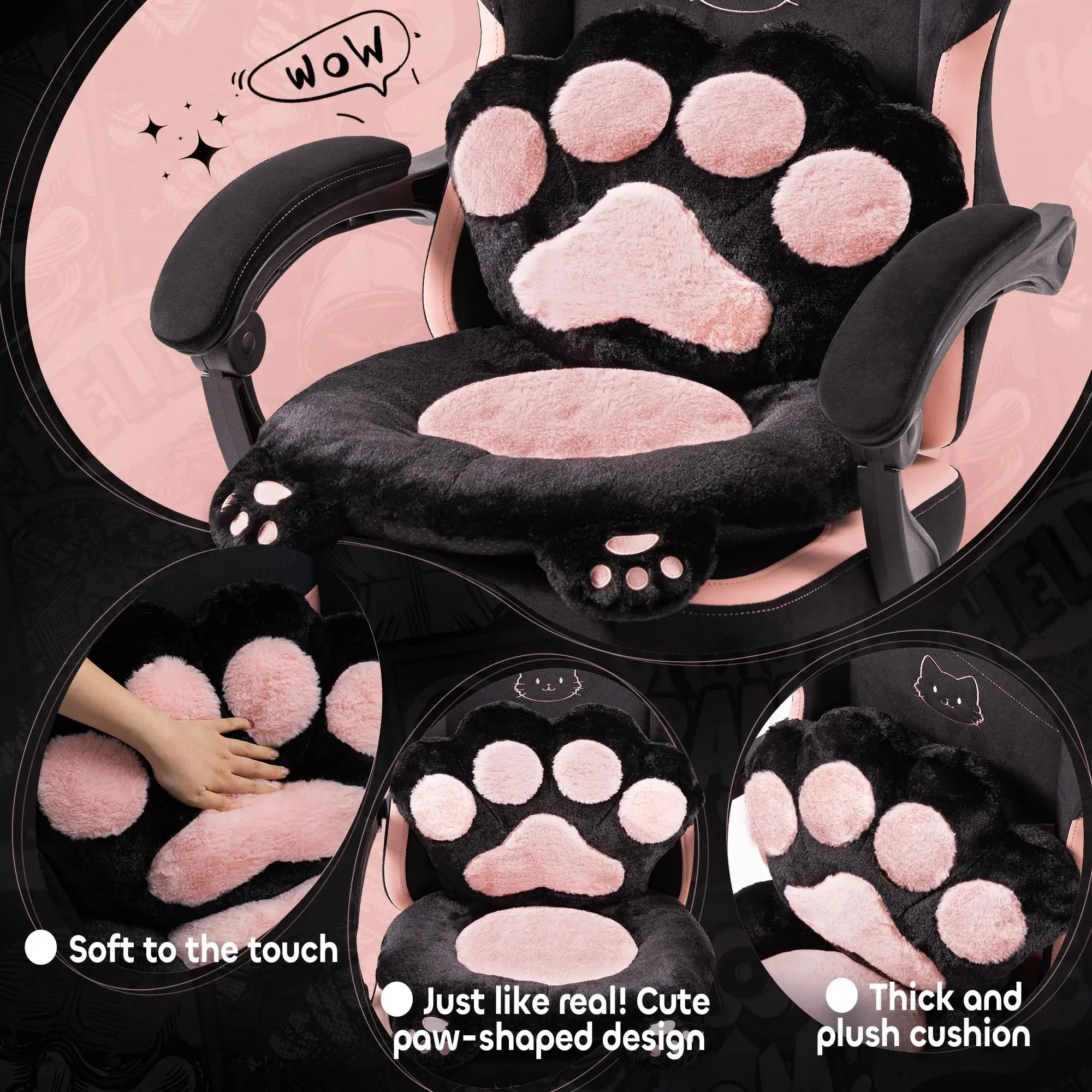 Dowinx Cute Series 6652 Black and Pink - Image 7