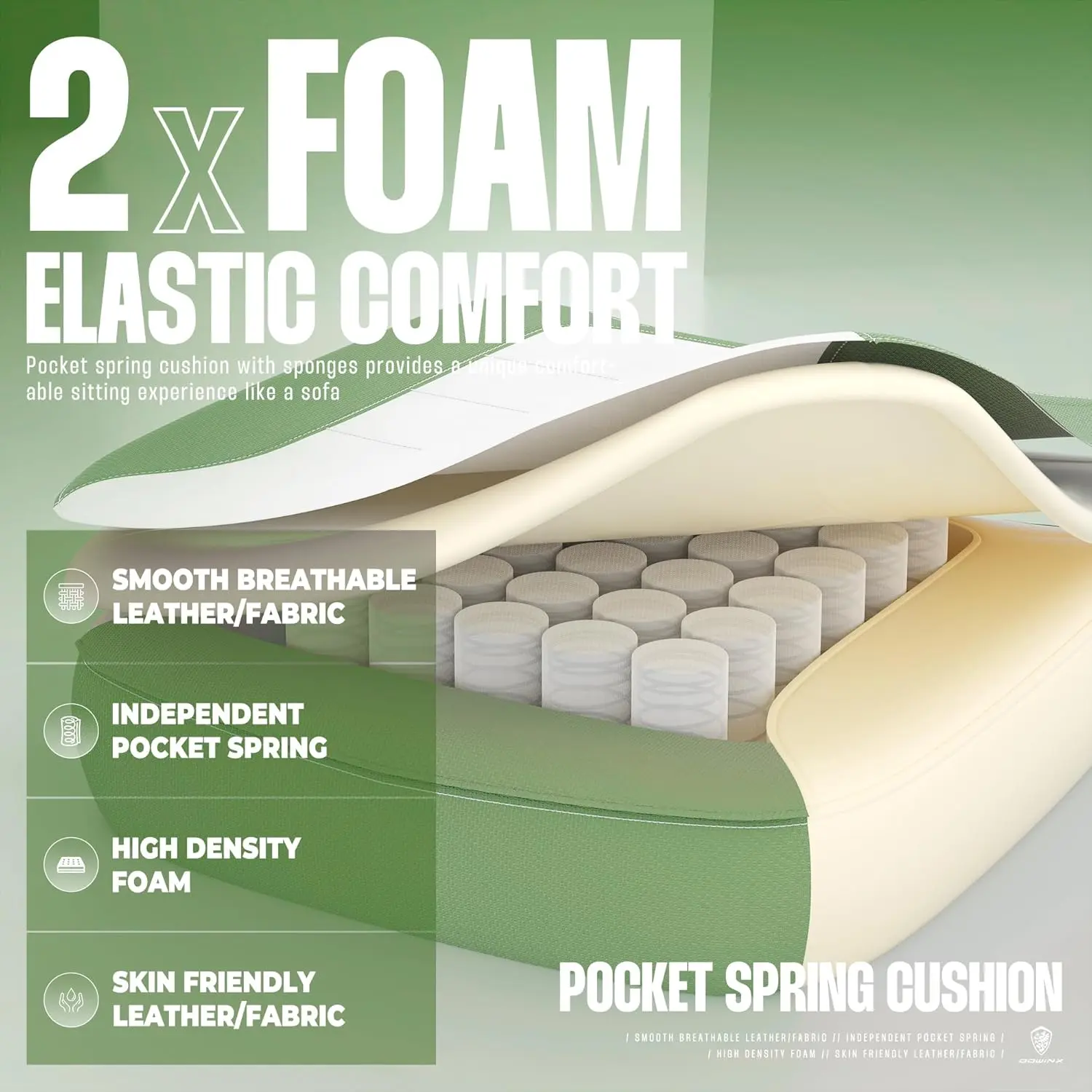 Heavy-Duty Series -MB30B Green(Fabric) - Image 4