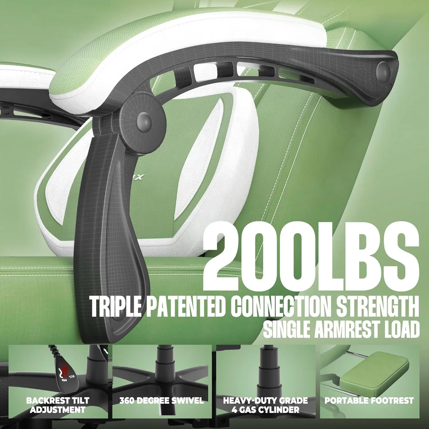 Heavy-Duty Series -MB30B Green(Fabric) - Image 7