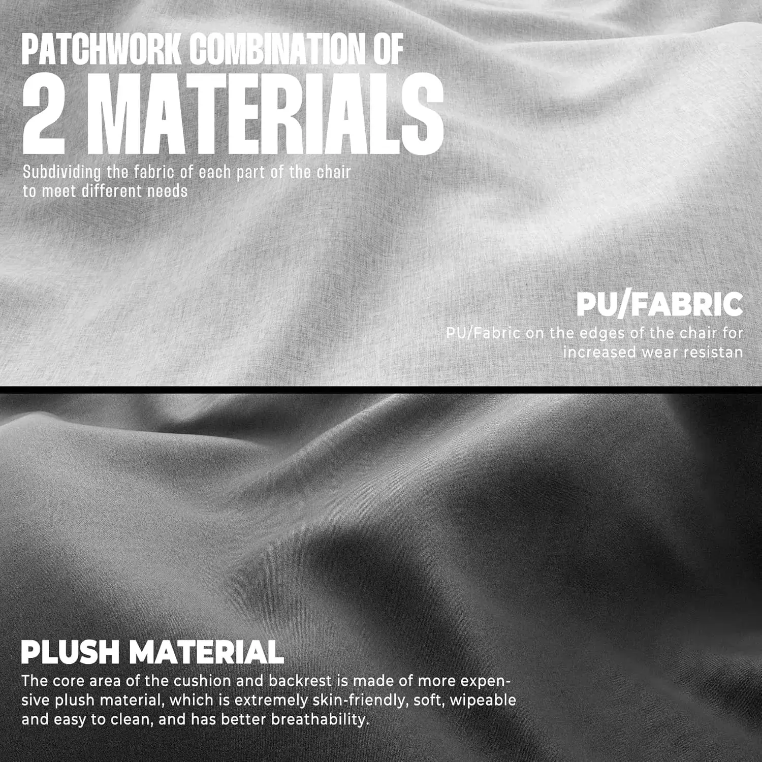 Heavy-Duty Series -MB33B White Grey(Fabric) - Image 5