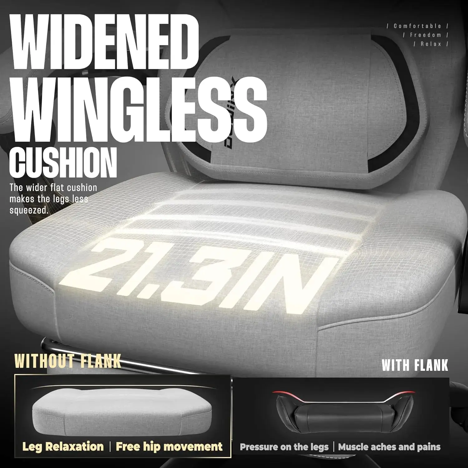 Heavy-Duty Series -MB33B White Grey(Fabric) - Image 6