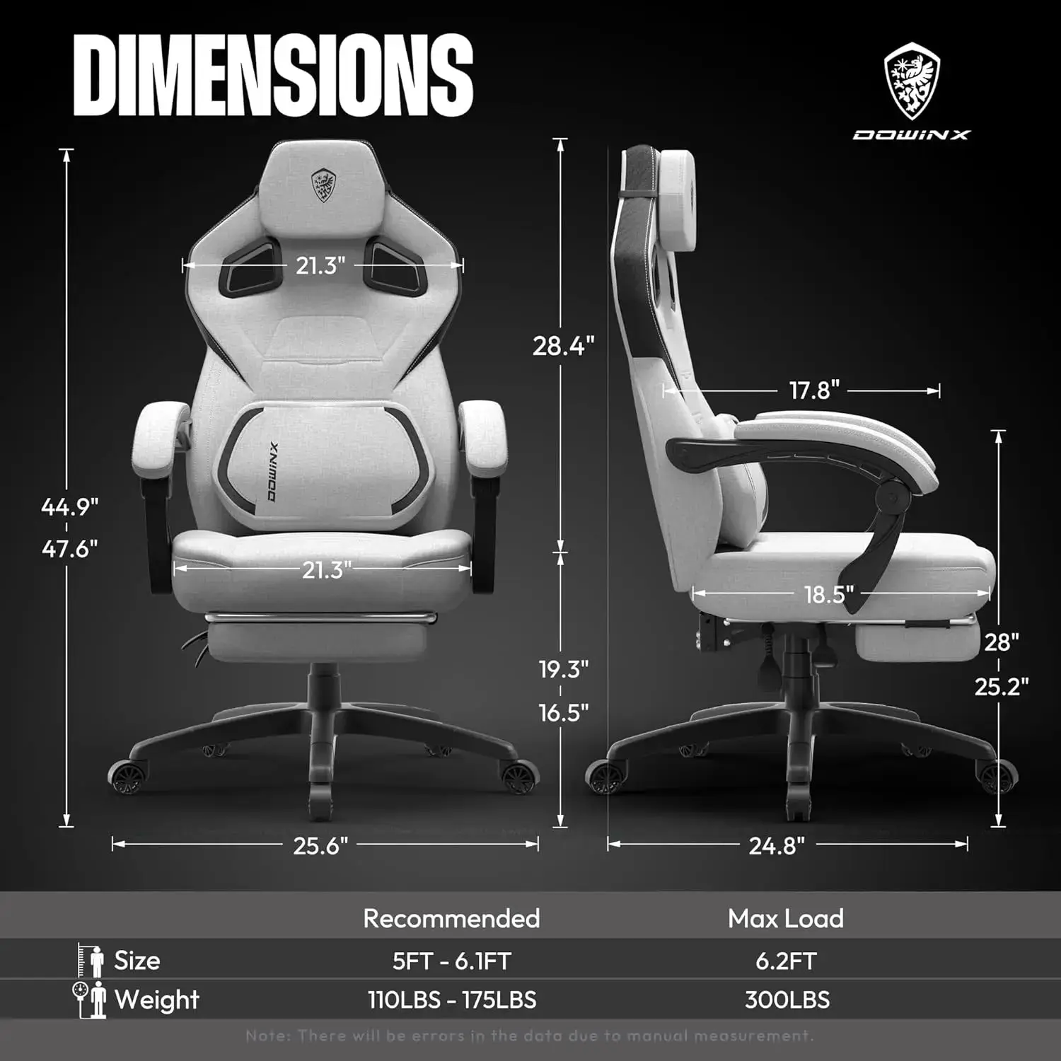 Heavy-Duty Series -MB33B White Grey(Fabric) - Image 9
