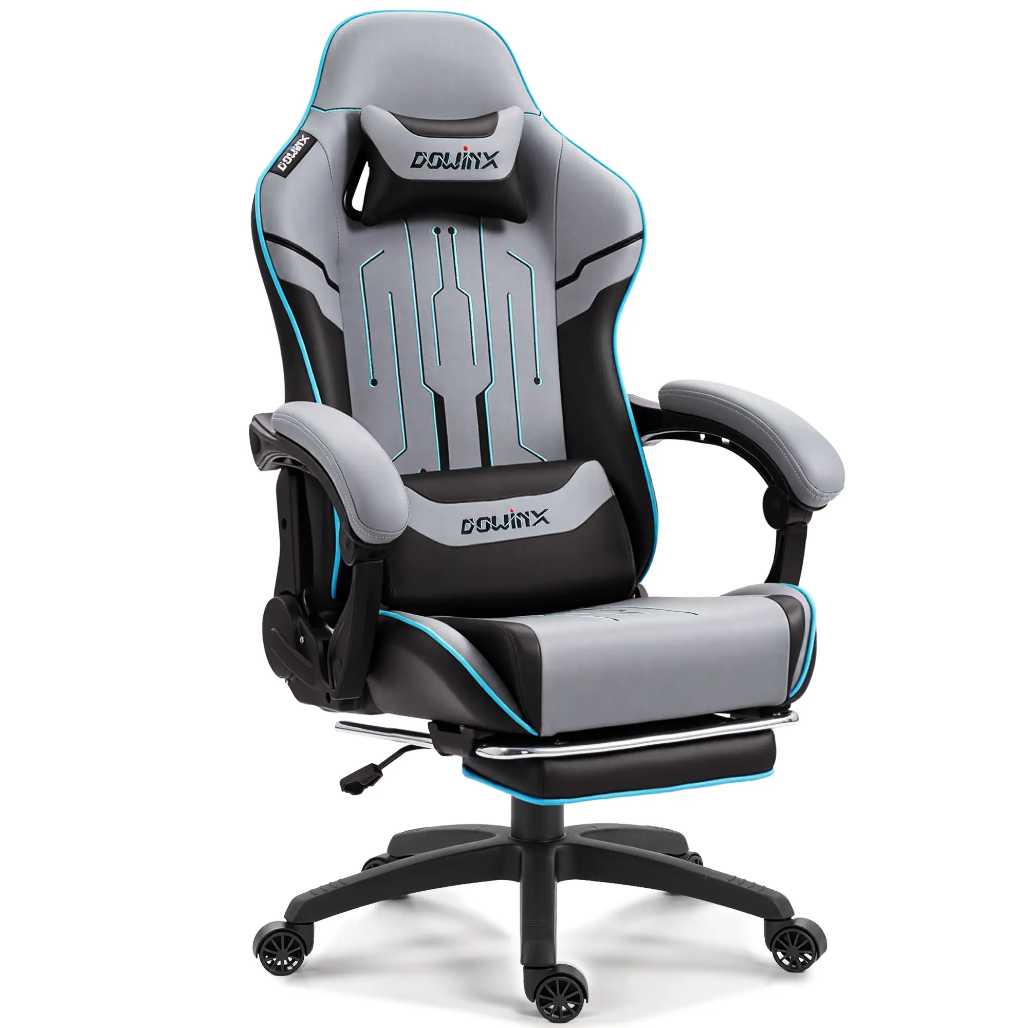 Dowinx Leather Gaming Chair LS-66D87 Grey