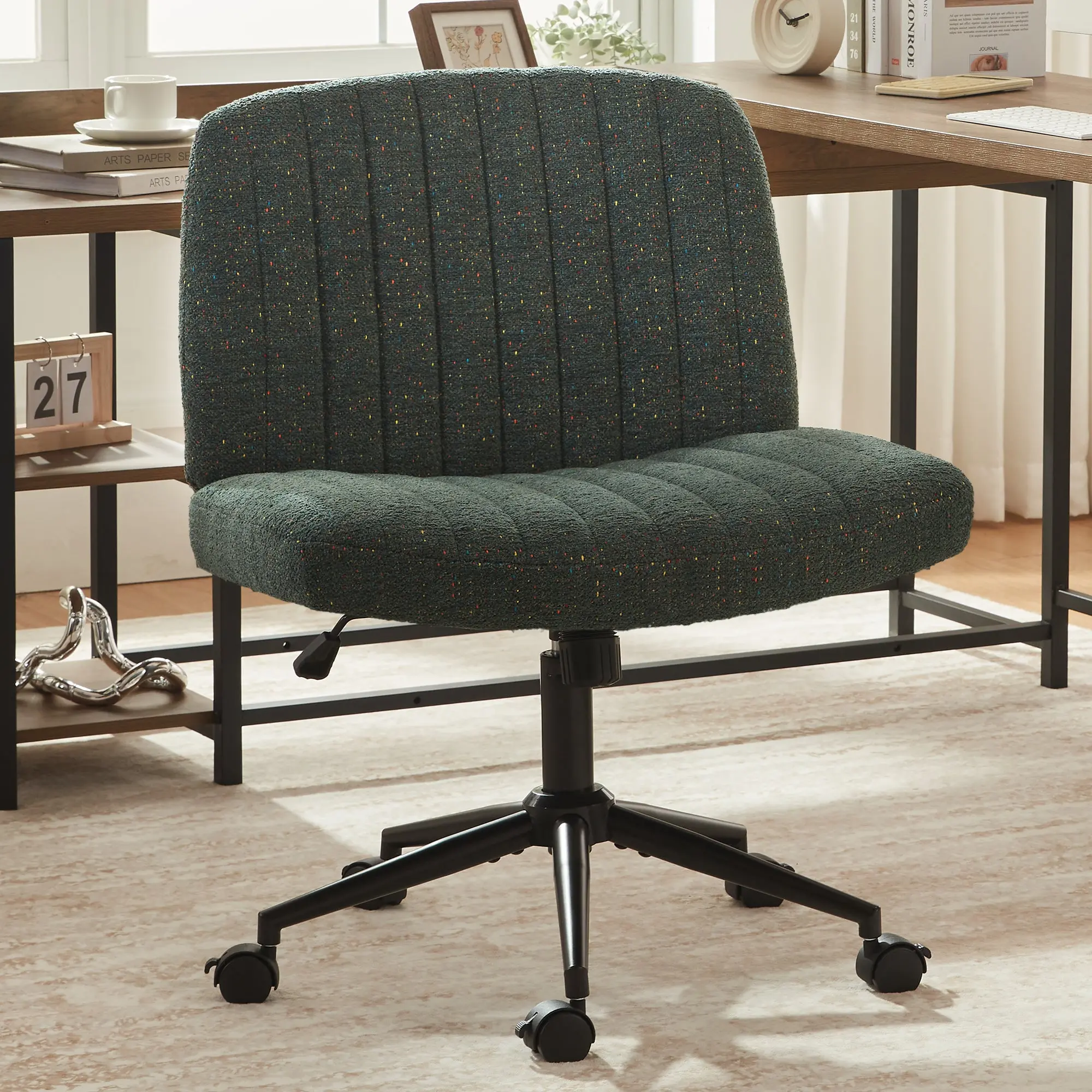Dowinx Scandinavian-style sofa chair-Green - Image 3