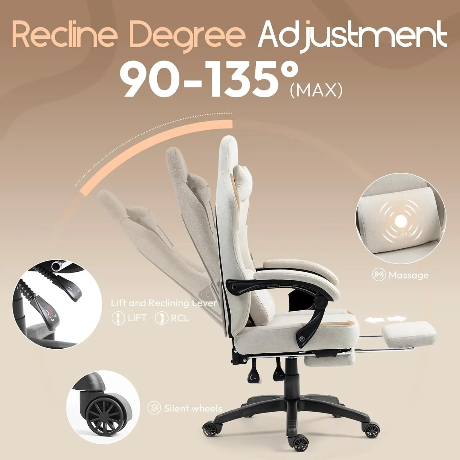 Dowinx Simple Series 6657K Beige - Image 6