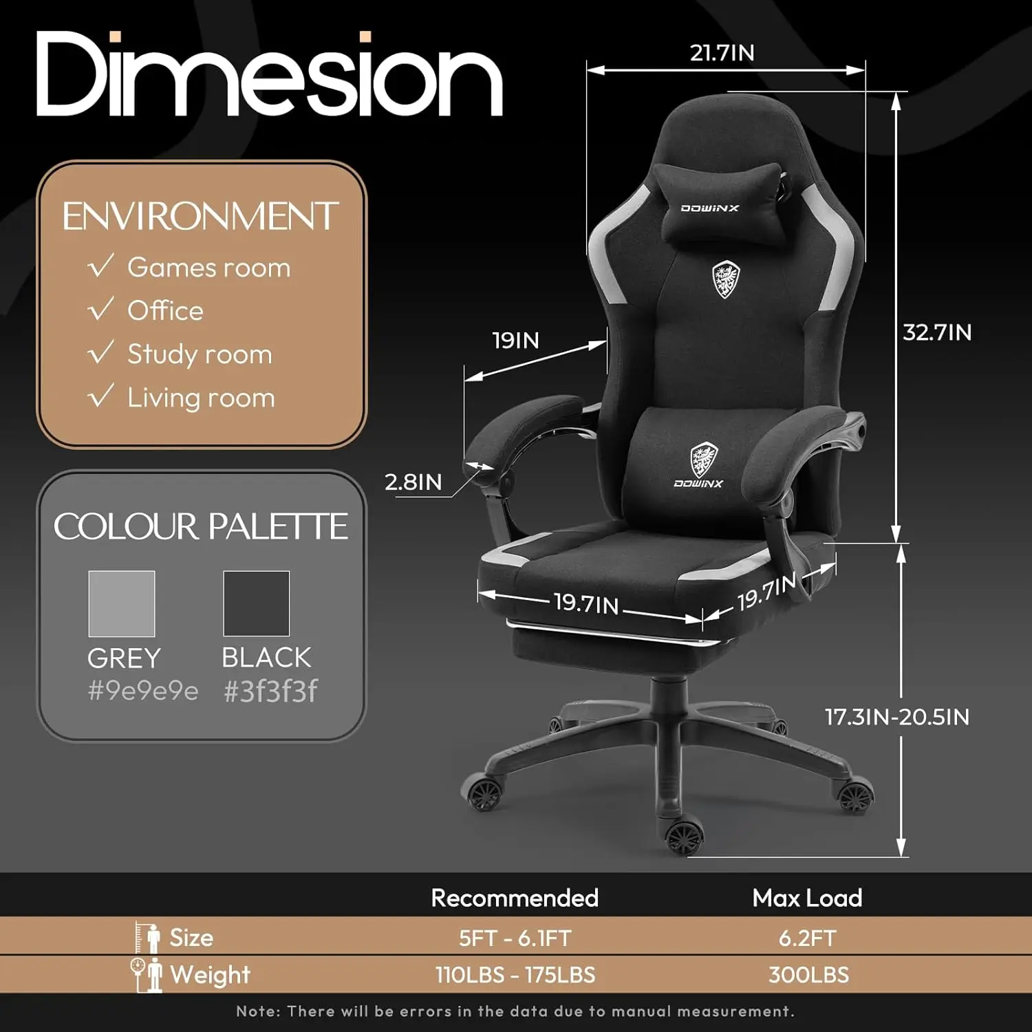Dowinx Simple Series 6657K Black - Image 7