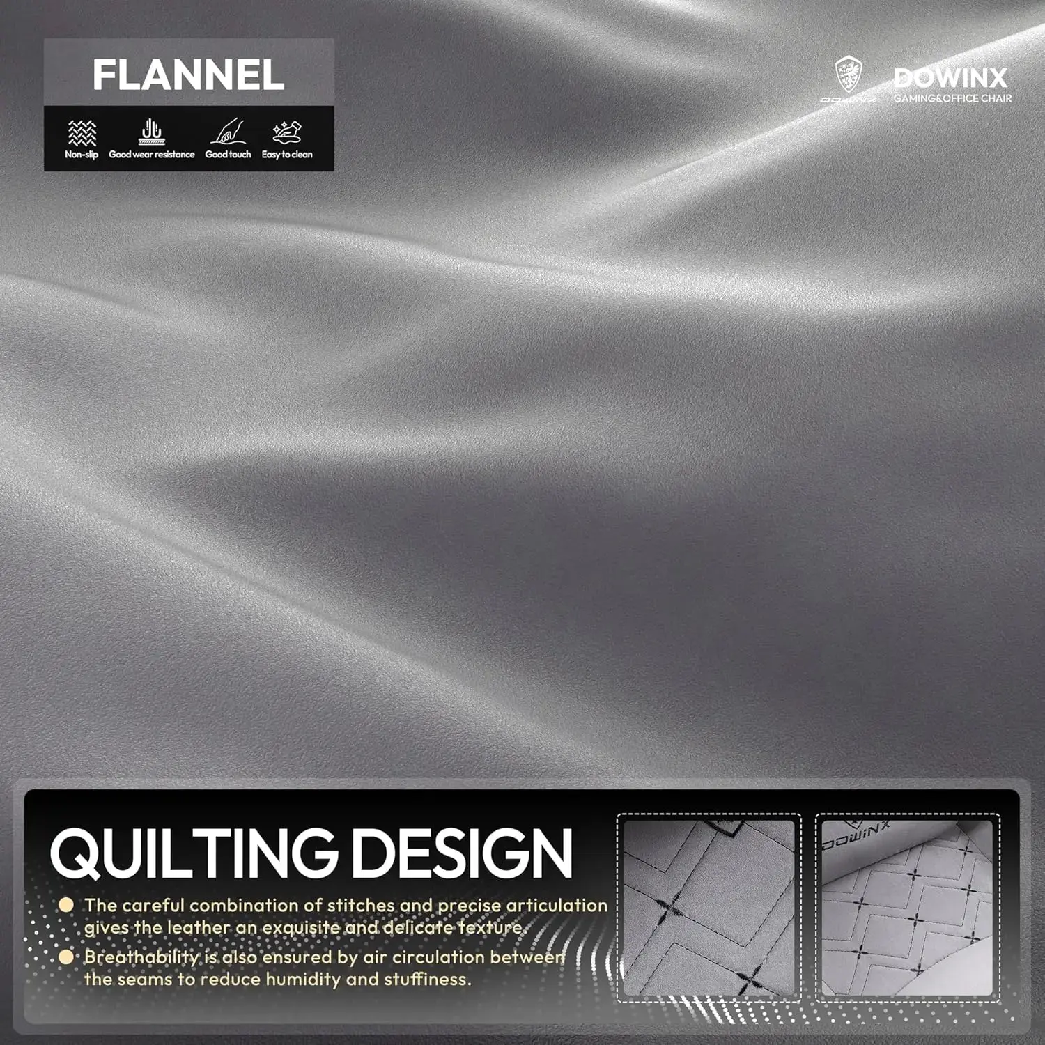 HEATED MASSAGE SERIES MB38 GREY (Fabric) - Image 7