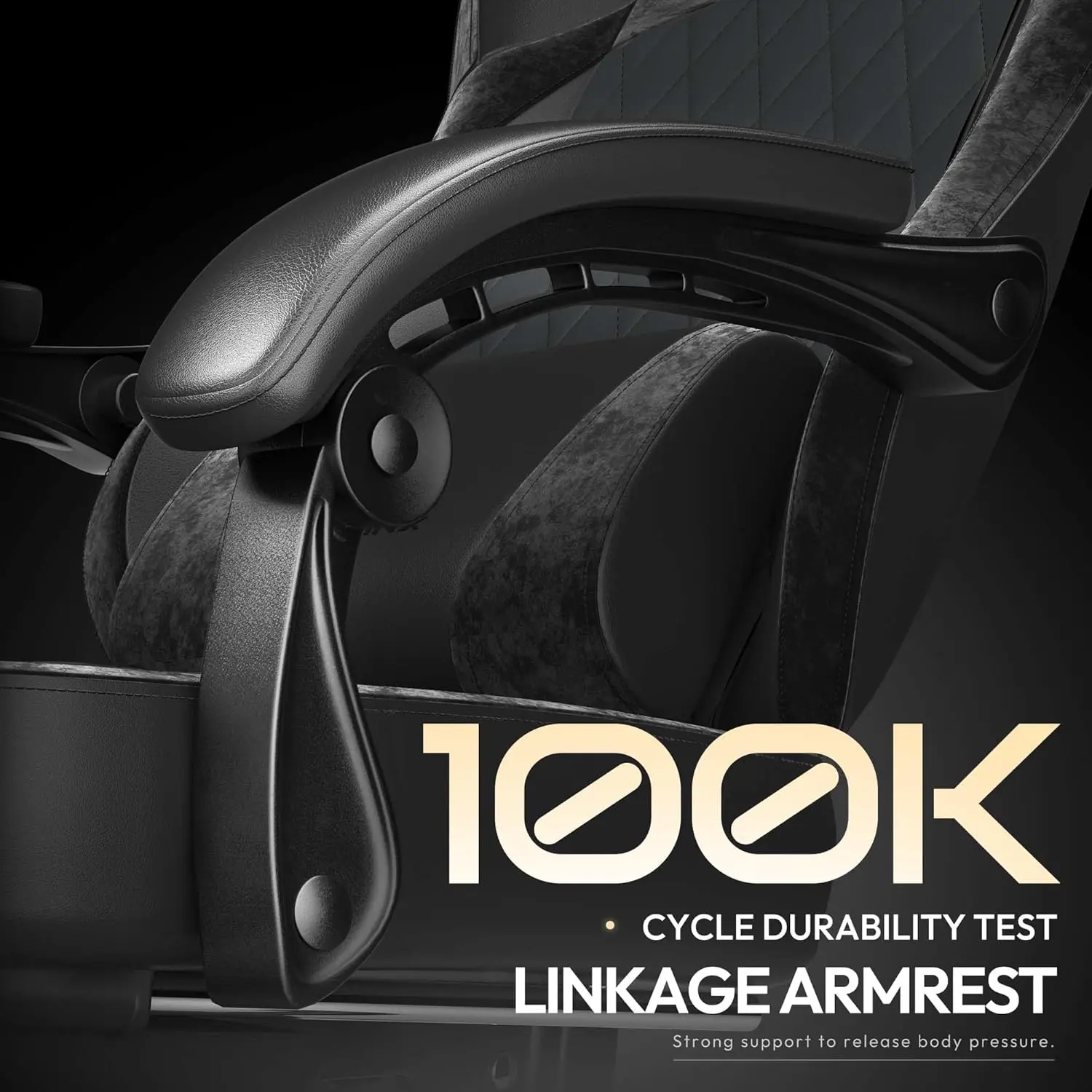 ERGONOMIC SERIES 6650A-Black New - Image 7
