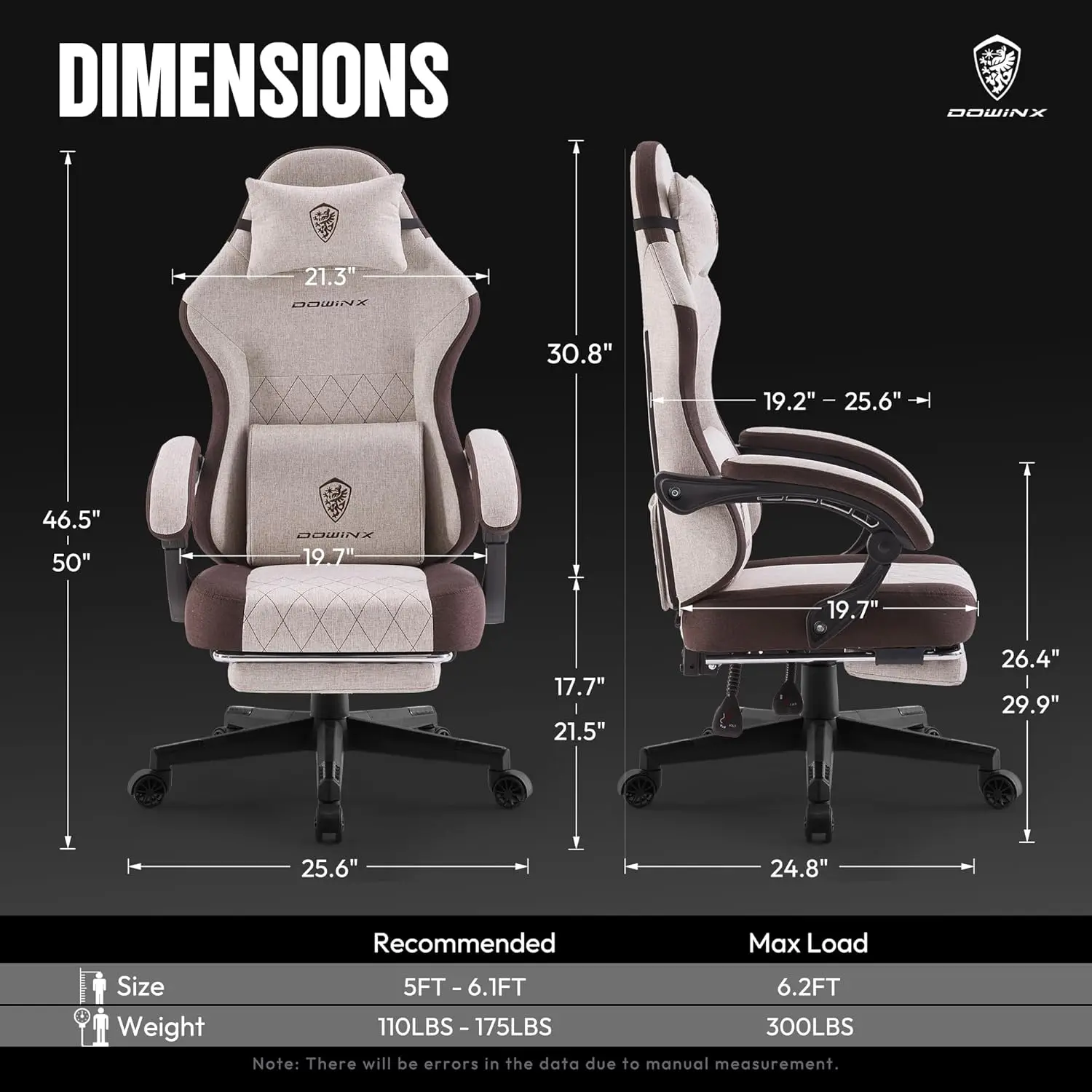 ERGONOMIC SERIES 6650F-Brown - Image 3