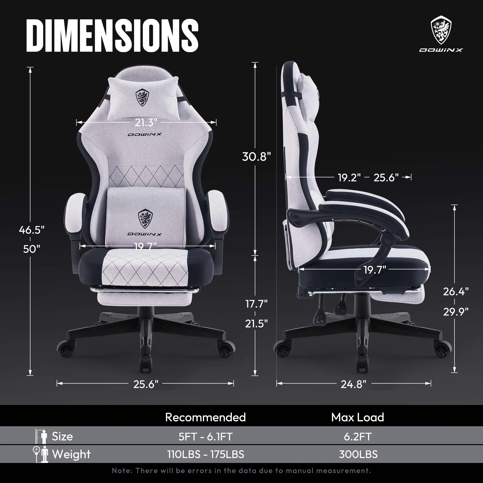 ERGONOMIC SERIES 6650F-Grey - Image 3