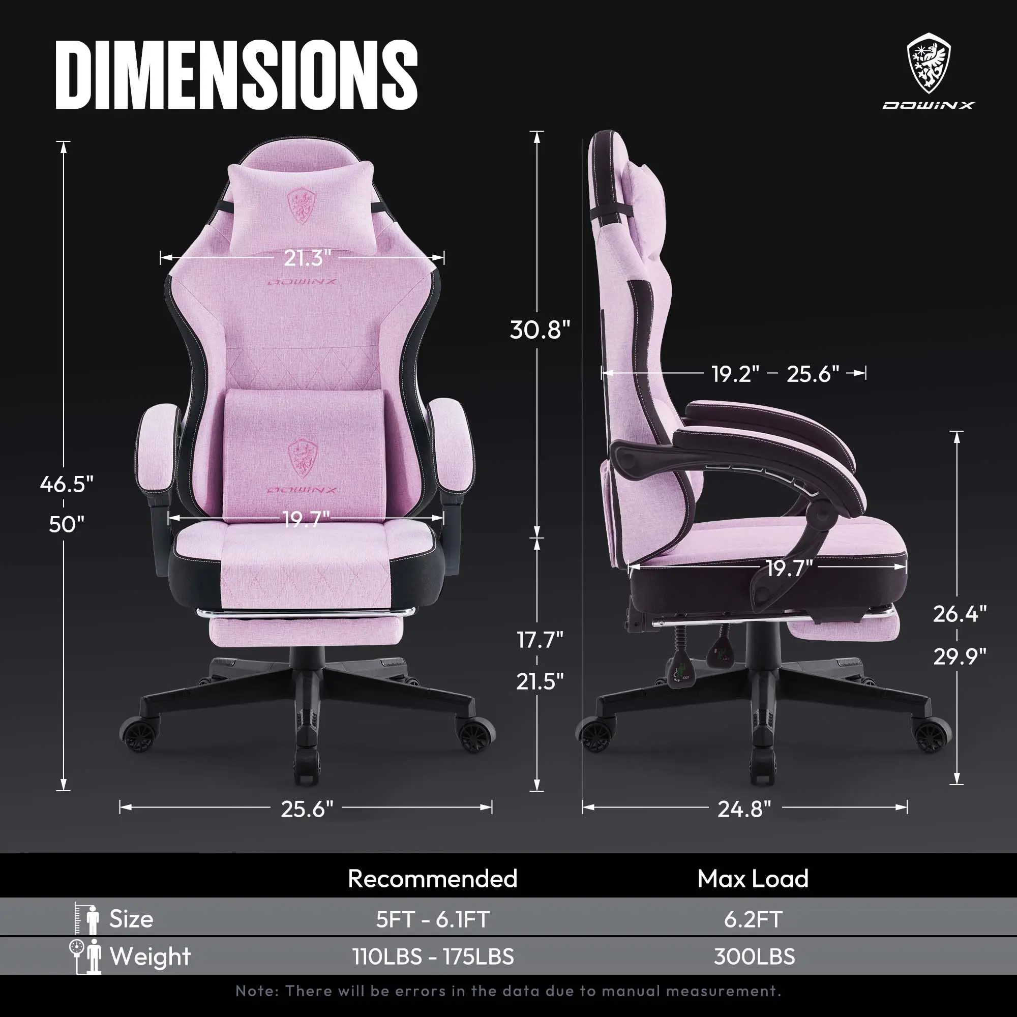 ERGONOMIC SERIES 6650F-Pink - Image 3