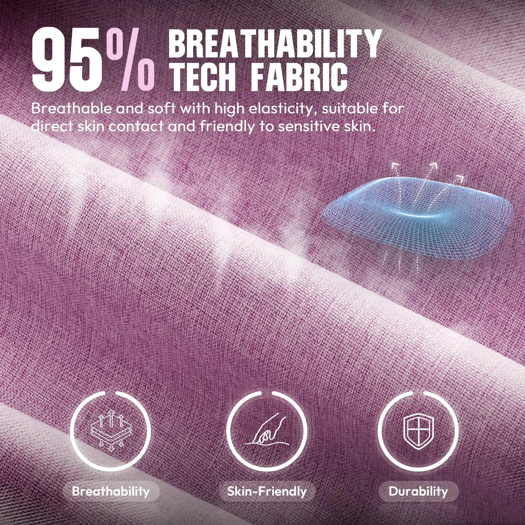 ERGONOMIC SERIES 6650F-Pink - Image 4