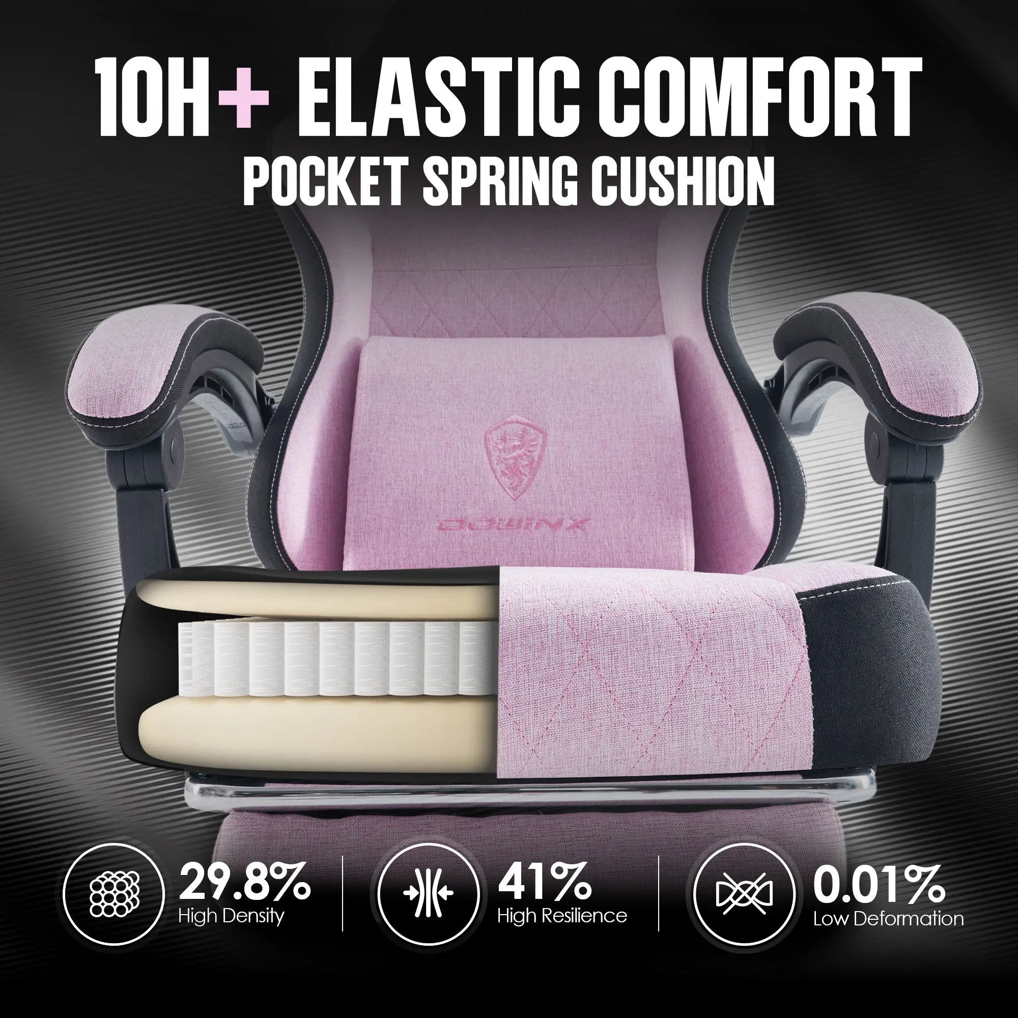 ERGONOMIC SERIES 6650F-Pink - Image 5