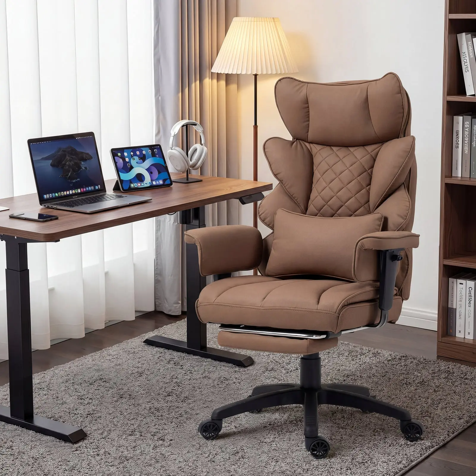 EXECUTIVE OFFICE SERIES 66B1 (PU Leather, Brown) - Image 8