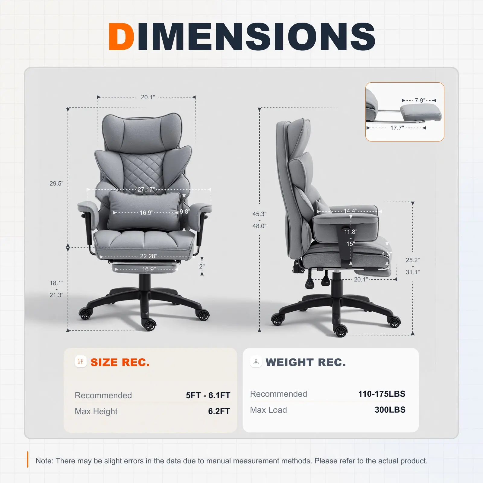 EXECUTIVE OFFICE SERIES 66B1 (PU Leather, Grey) - Image 3