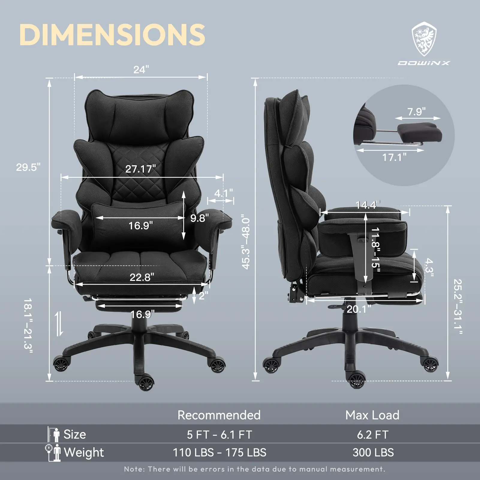 EXECUTIVE OFFICE SERIES 66BG (Fabric, Black) - Image 4