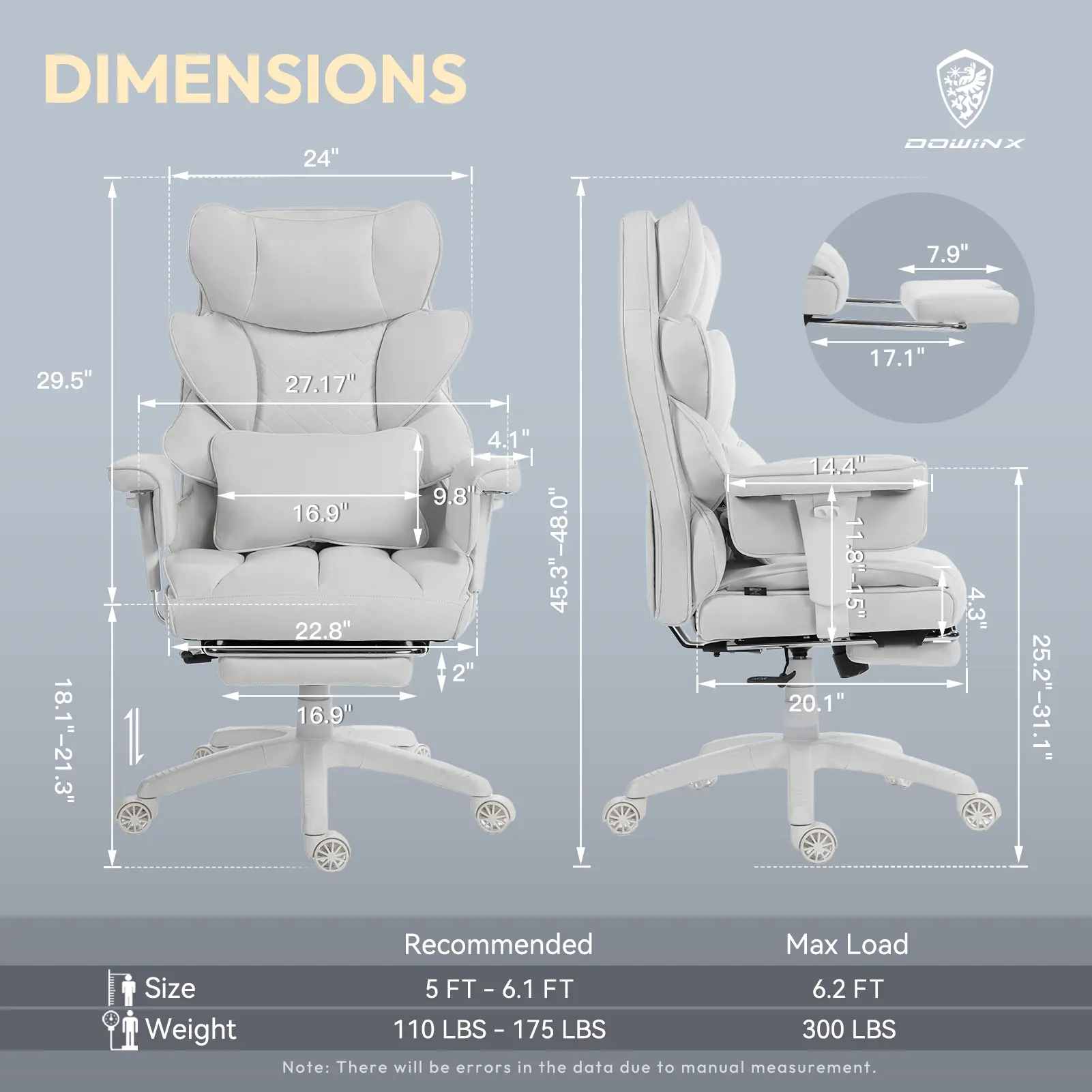 EXECUTIVE OFFICE SERIES 66BG (Fabric, White) - Image 4