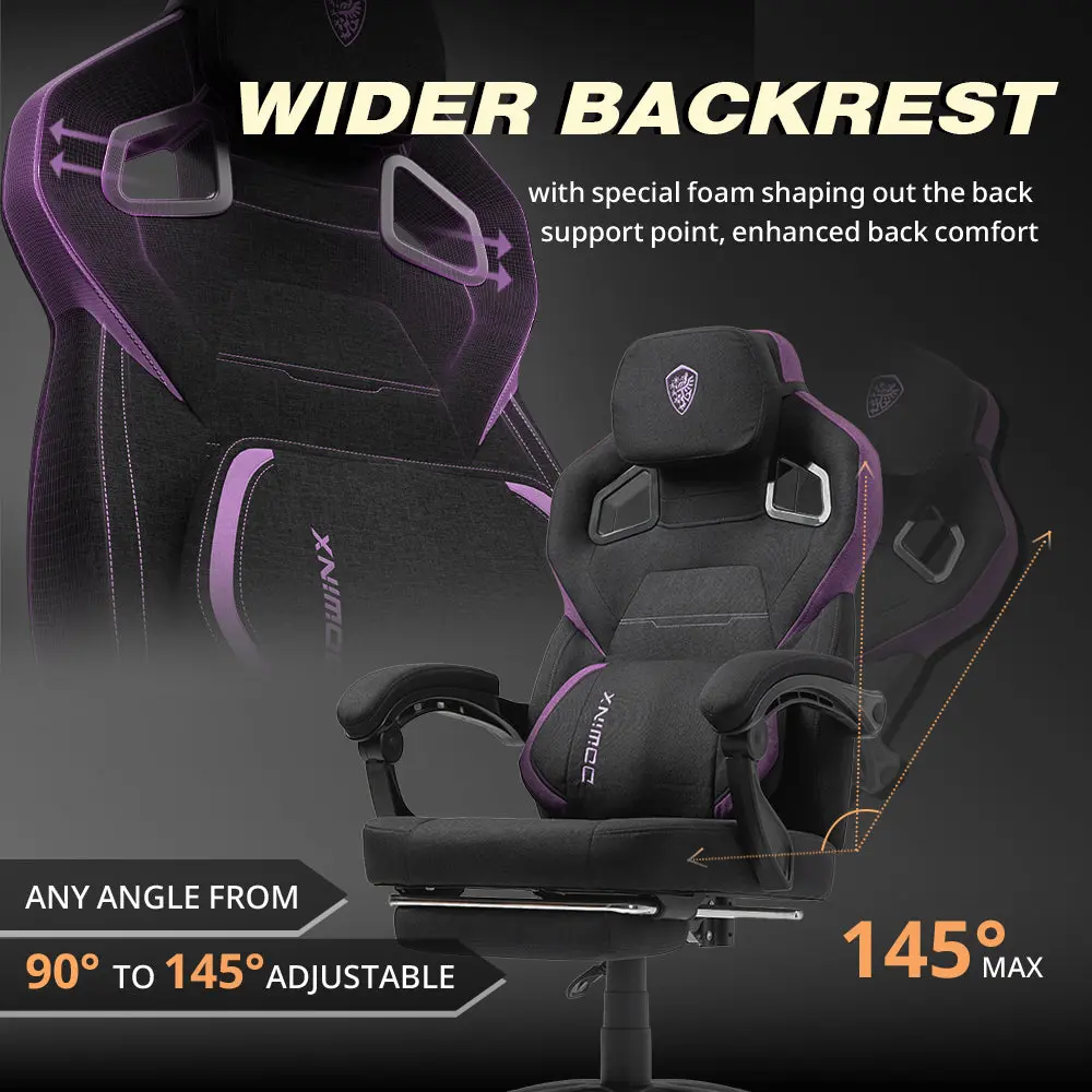 Heavy-Duty Series -MB33B Black Purple(Fabric) - Image 6