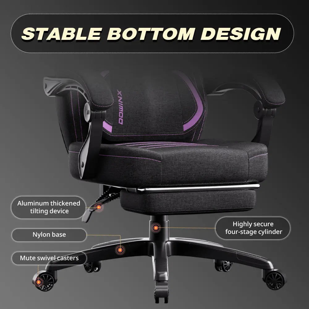 Heavy-Duty Series -MB33B Black Purple(Fabric) - Image 8