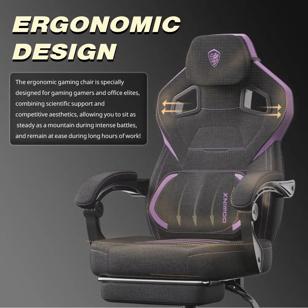 Heavy-Duty Series -MB33B Black Purple(Fabric) - Image 9